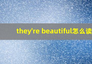 they're beautiful怎么读